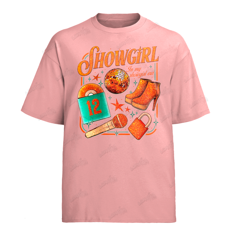 Camiseta Algodão Taylor Swift Showgirl 12