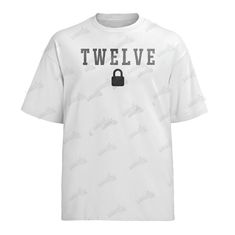 Camiseta Algodão Taylor Swift Twelve Cadeado