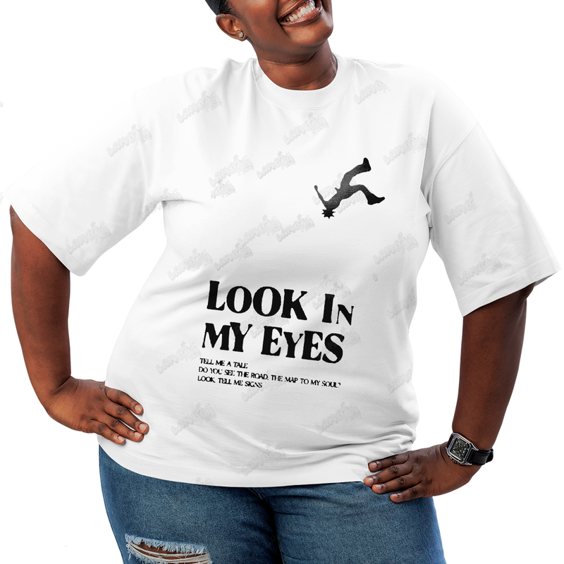 Camiseta Plus Size Algodão Travis Scott Look In My Eyes