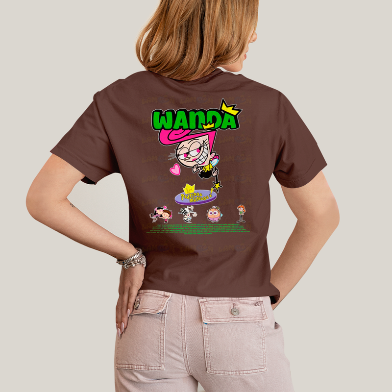 Camiseta Estampada Unissex Cosmo e Wanda BFF ou casal FC