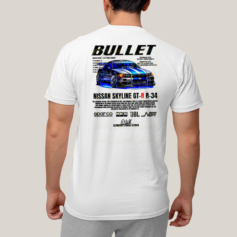 Camiseta Estampada Unissex Suki e Bullet BFF ou casal FC