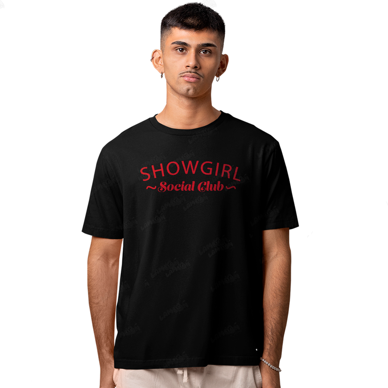 Camiseta Algodão Taylor Swift Showgirl Social Club