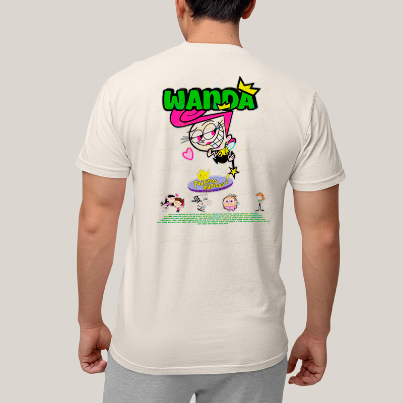 Camiseta Estampada Unissex Cosmo e Wanda BFF ou casal FC