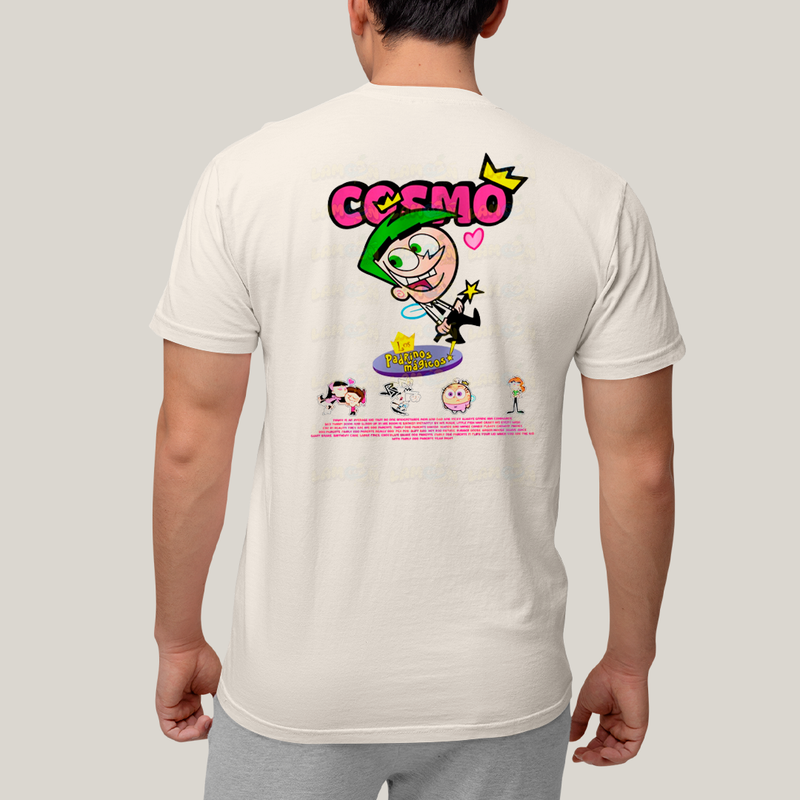 Camiseta Estampada Unissex Cosmo e Wanda BFF ou casal FC