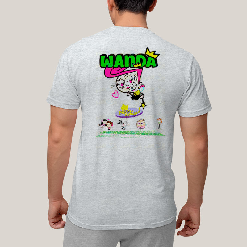 Camiseta Estampada Unissex Cosmo e Wanda BFF ou casal FC