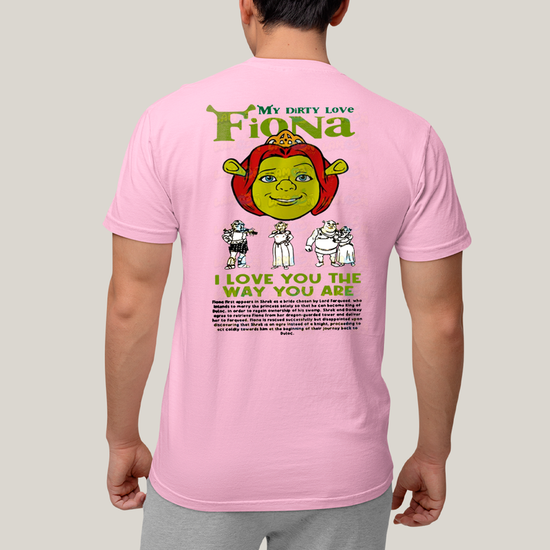 Camiseta Estampada Unissex Shrek e Fiona BFF ou casal FC