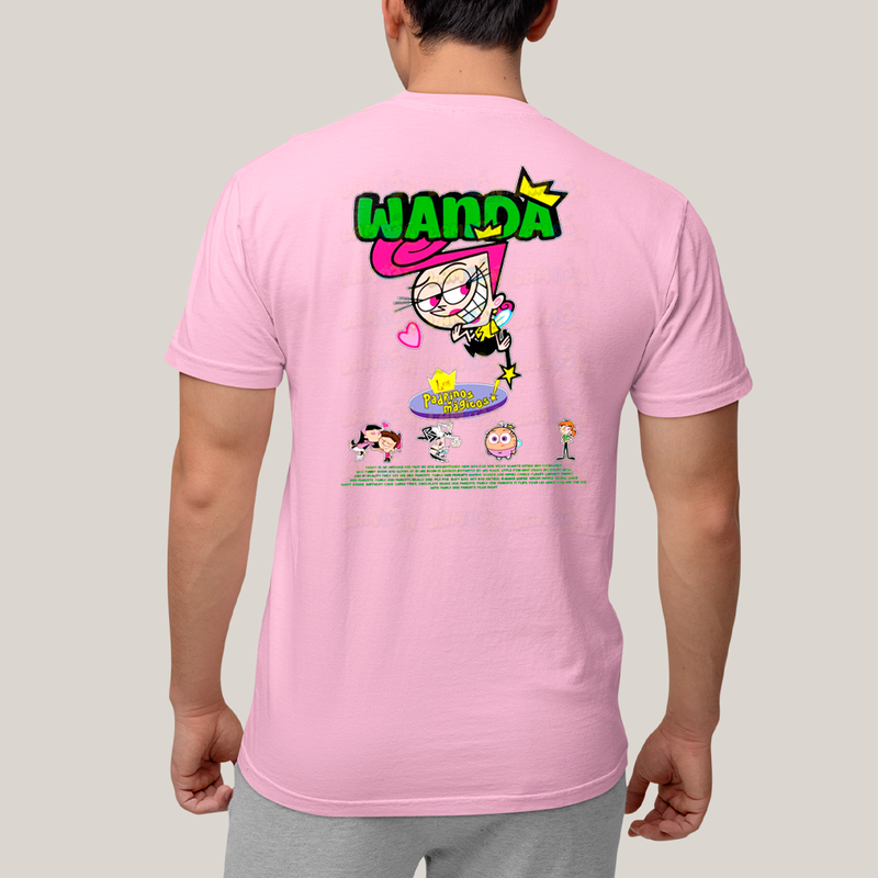 Camiseta Estampada Unissex Cosmo e Wanda BFF ou casal FC