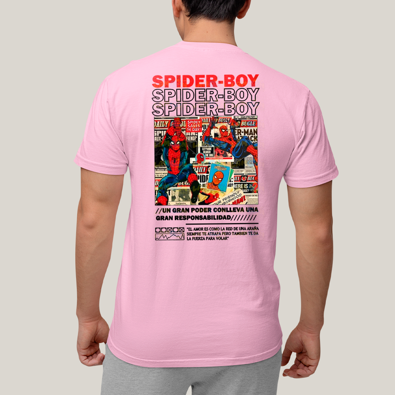 Camiseta Estampada Unissex Spider Boy e Spider Girl BFF ou casal FC