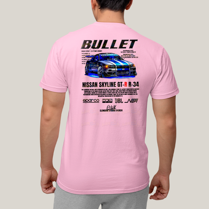 Camiseta Estampada Unissex Suki e Bullet BFF ou casal FC