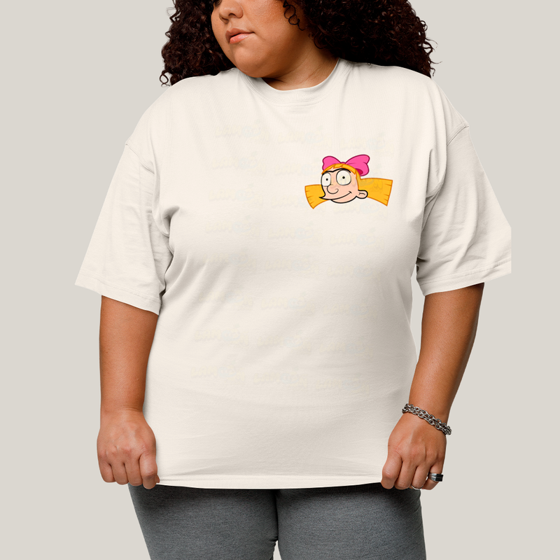 Camisa Algodão Unissex T shirt PLus Size Arnold & Helga BFF ou casal FC