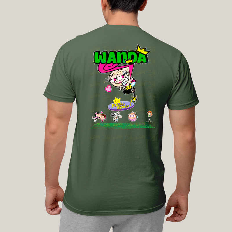Camiseta Estampada Unissex Cosmo e Wanda BFF ou casal FC