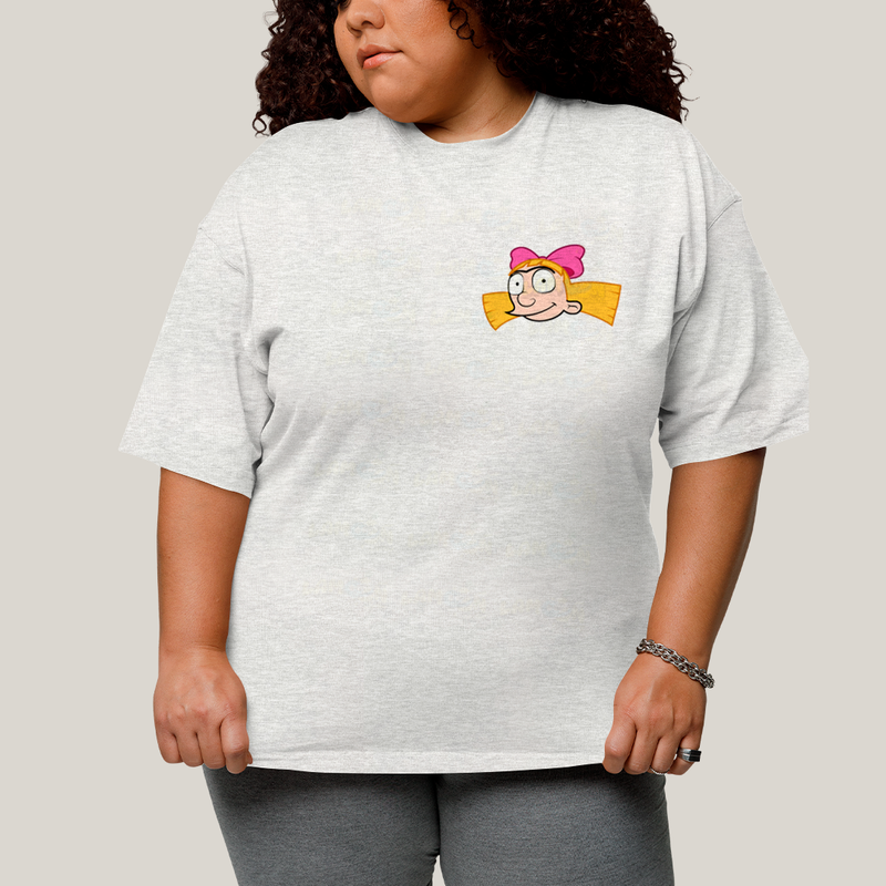 Camisa Algodão Unissex T shirt PLus Size Arnold & Helga BFF ou casal FC