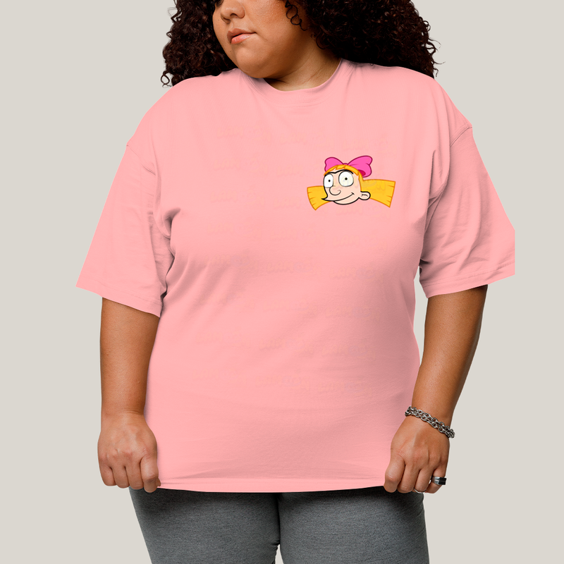 Camisa Algodão Unissex T shirt PLus Size Arnold & Helga BFF ou casal FC