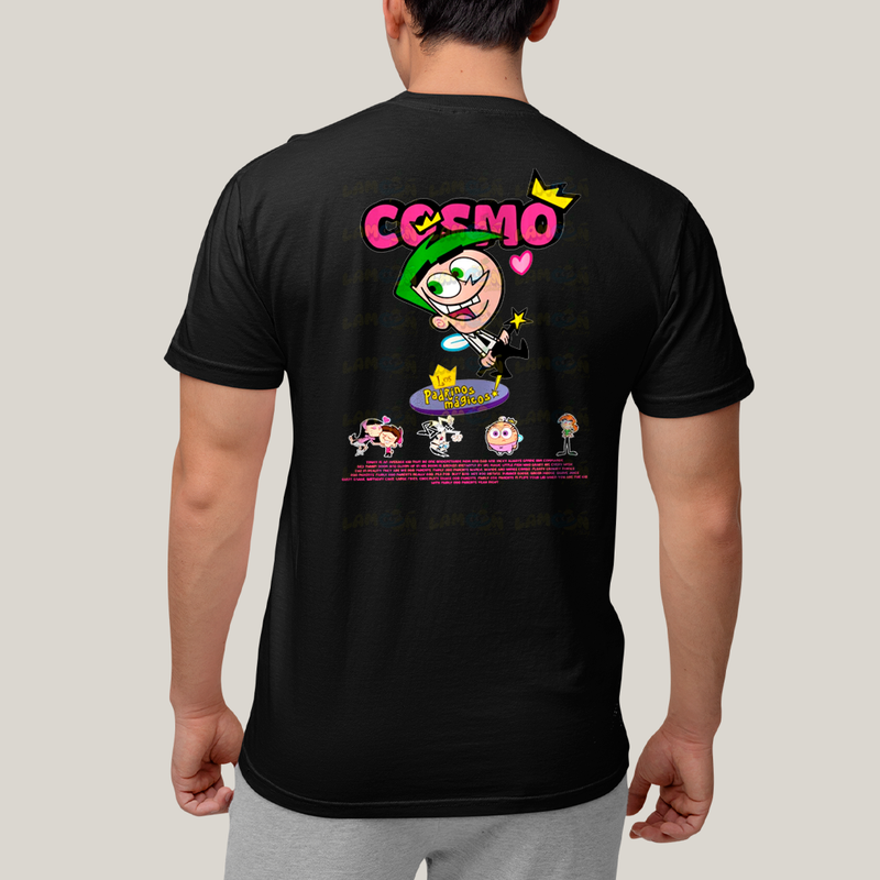 Camiseta Estampada Unissex Cosmo e Wanda BFF ou casal FC