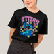 Camiseta Algodão Unissex T shirt Stitch Cute Vintage