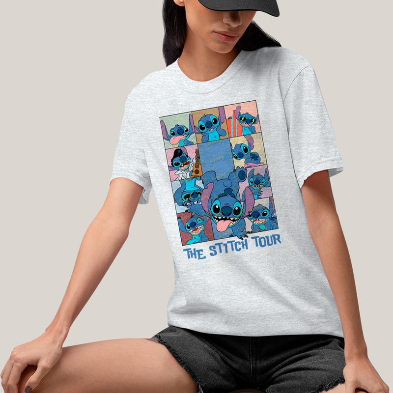 Camiseta Algodão Unissex T shirt The Stitch Tour