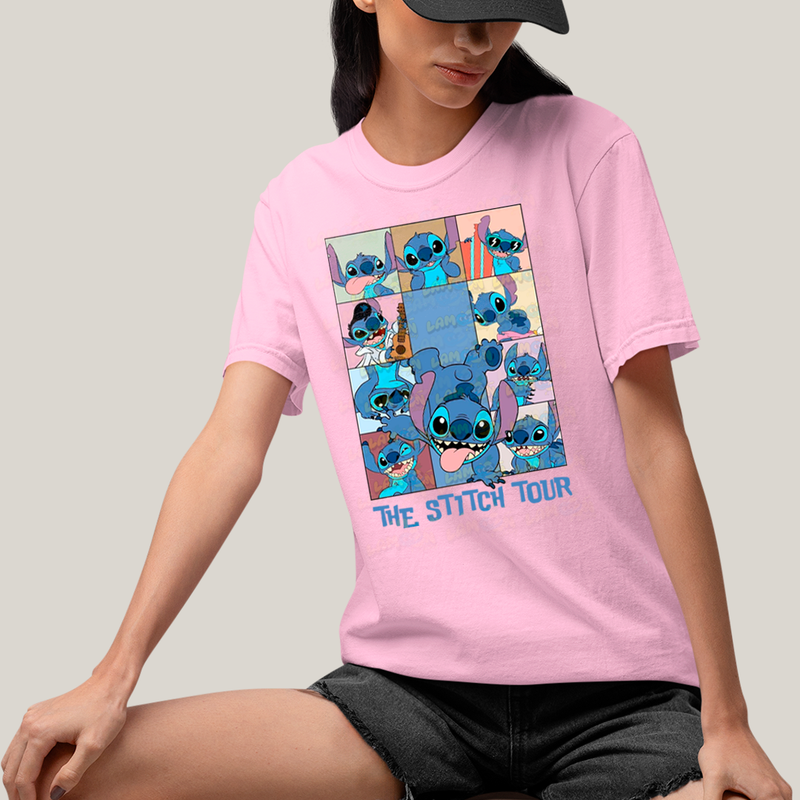 Camiseta Algodão Unissex T shirt The Stitch Tour