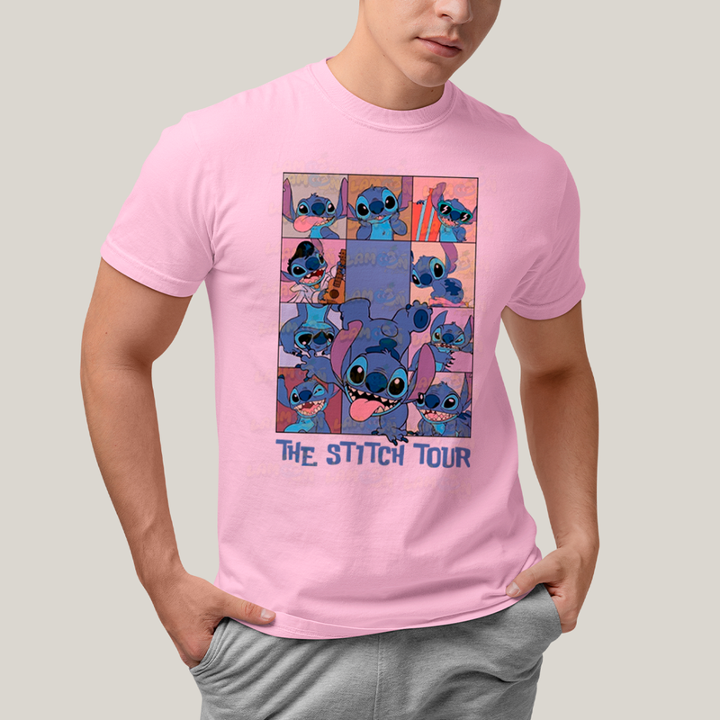 Camiseta Algodão Unissex T shirt The Stitch Tour
