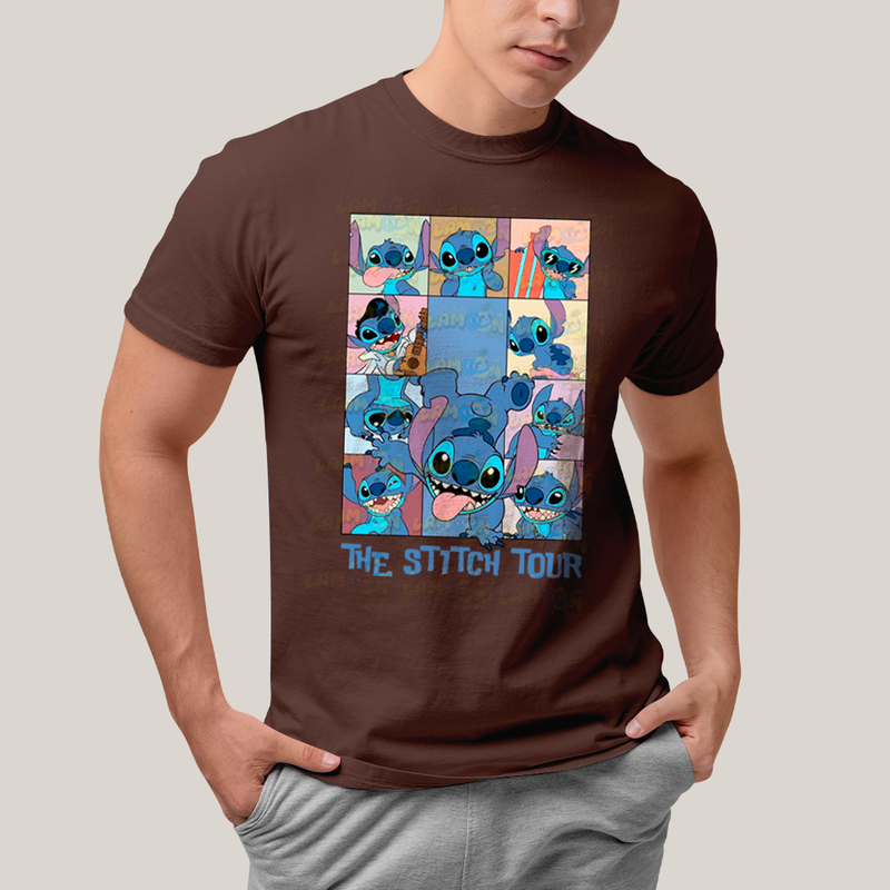 Camiseta Algodão Unissex T shirt The Stitch Tour