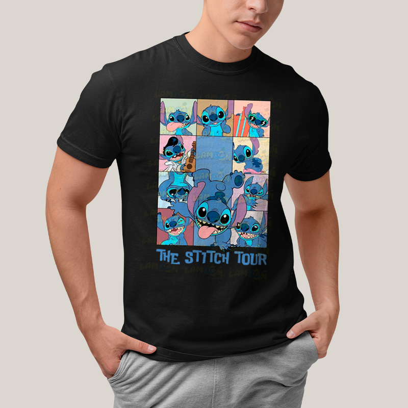 Camiseta Algodão Unissex T shirt The Stitch Tour