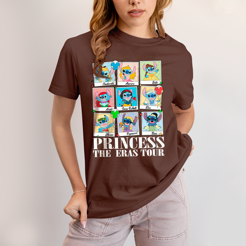 Camiseta Algodão Unissex T shirt Lilo & Stitch Princess The Eras Tour