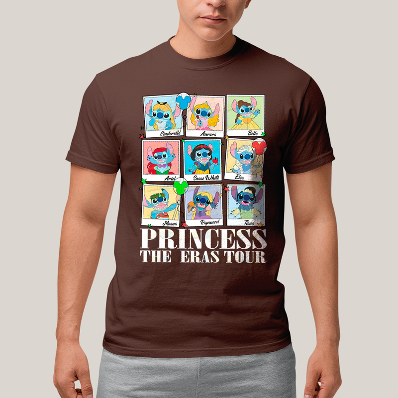Camiseta Algodão Unissex T shirt Lilo & Stitch Princess The Eras Tour