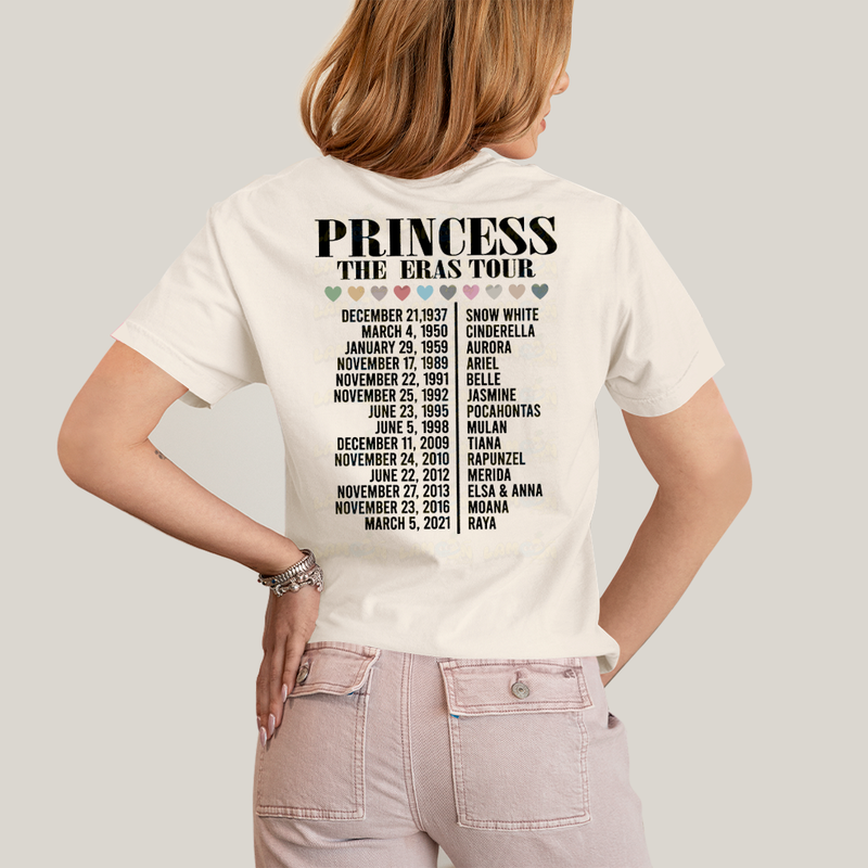 Camiseta Algodão Unissex T shirt Lilo & Stitch Princess The Eras Tour