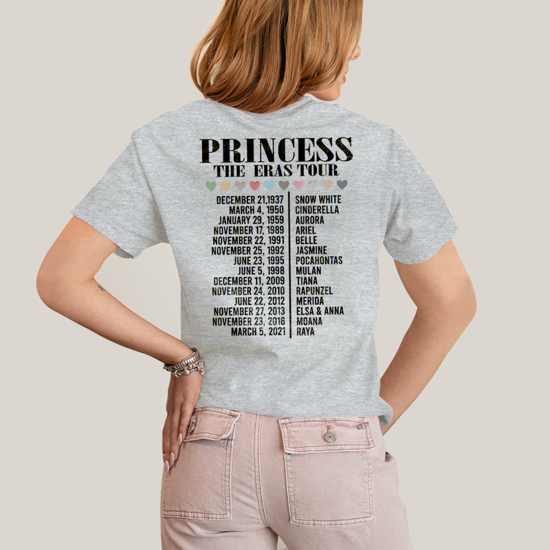 Camiseta Algodão Unissex T shirt Lilo & Stitch Princess The Eras Tour