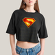 Cropped Oversized Algodão Superman Legacy Logo 1
