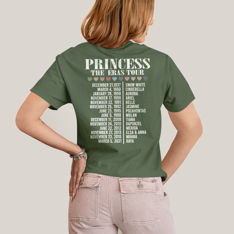 Camiseta Algodão Unissex T shirt Lilo & Stitch Princess The Eras Tour