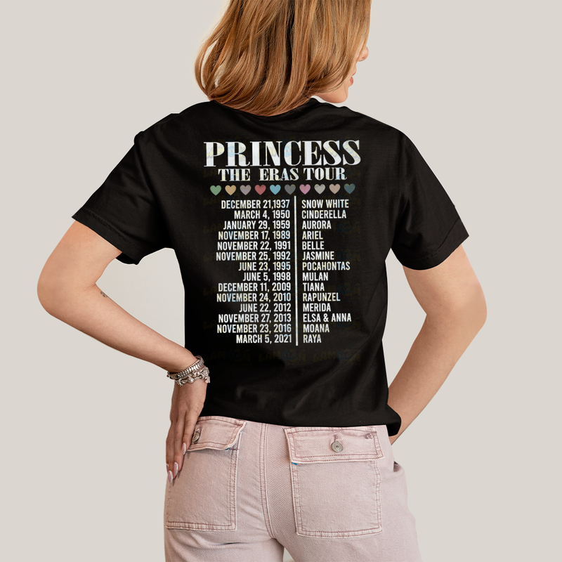 Camiseta Algodão Unissex T shirt Lilo & Stitch Princess The Eras Tour