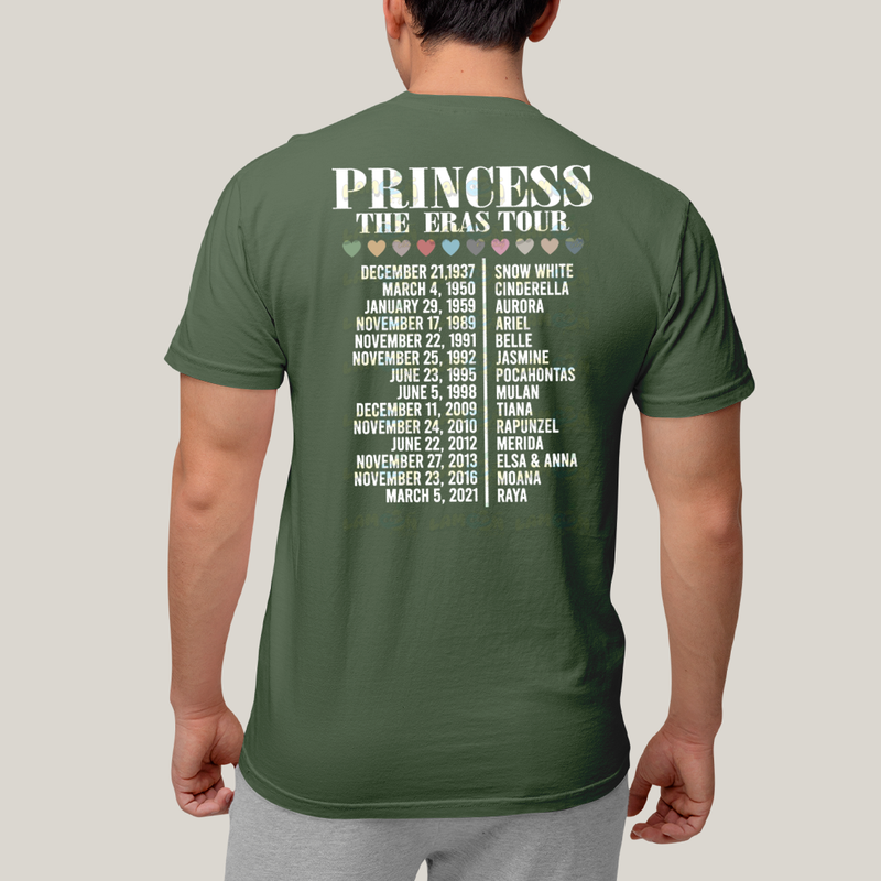 Camiseta Algodão Unissex T shirt Lilo & Stitch Princess The Eras Tour