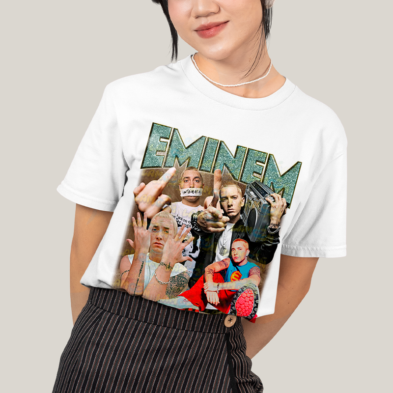Camiseta Algodão Unissex T shirt - cantor Eminem rap hip hop