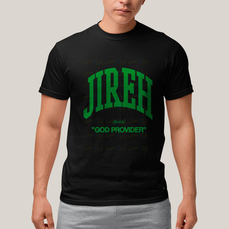 Camiseta Algodão Unissex T shirt Jireh God Provider Jesus