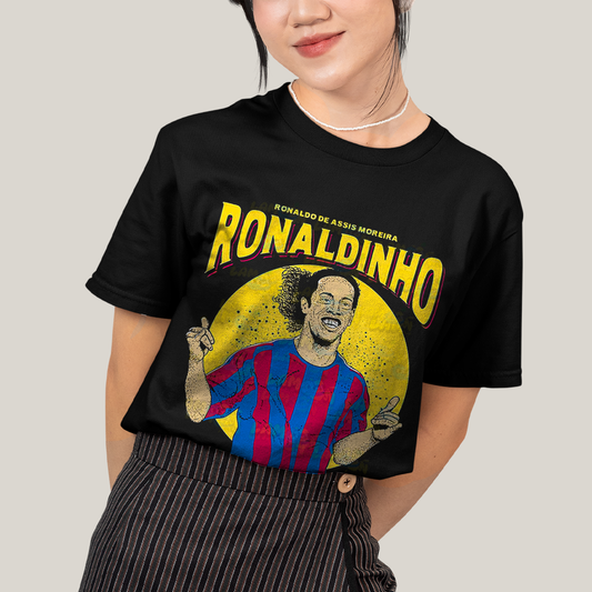 Camiseta Algodão Unissex T shirt Ronaldinho de Assis Moreira