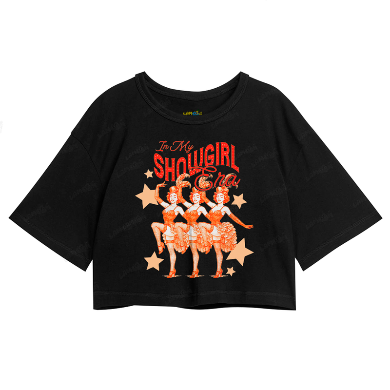 Cropped Oversized Algodão Taylor Swift Showgirl Era 1