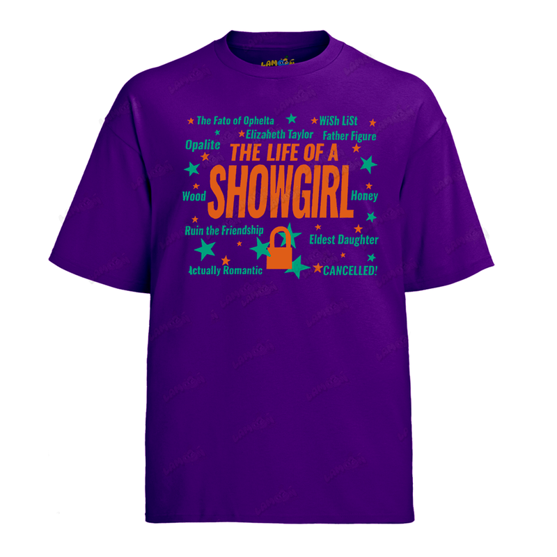 Camiseta Algodão Taylor Swift The Life of a Showgirl