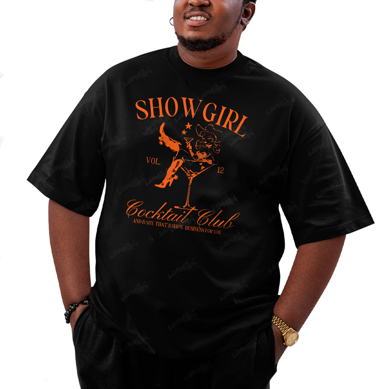 Camiseta Plus Size Algodão Taylor Swift Showgirl Fire FC