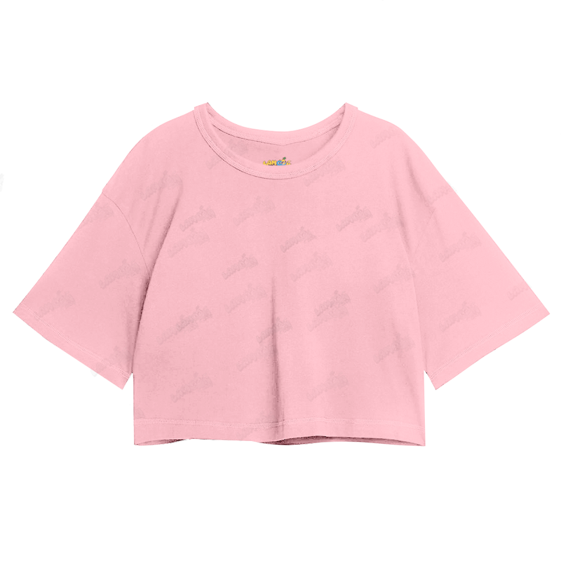 Cropped Oversized Algodão Basica Lisa