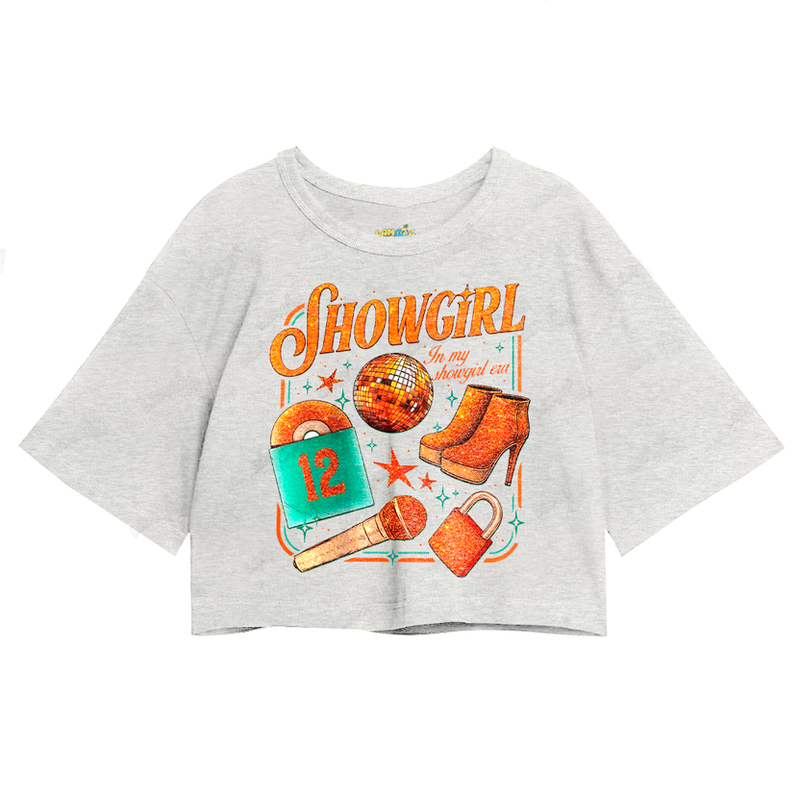 Cropped Oversized Algodão Taylor Swift Showgirl 12