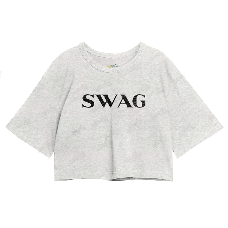 Cropped Oversized Algodão Justin Bieber Swag Album