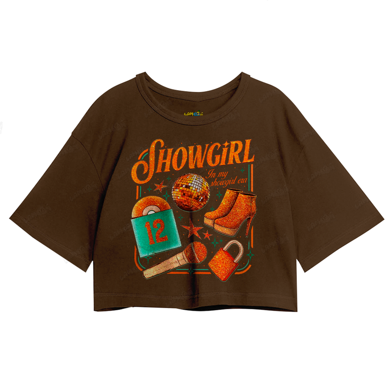 Cropped Oversized Algodão Taylor Swift Showgirl 12