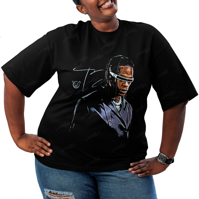 Camiseta Plus Size Algodão Travis Scott Ciclope