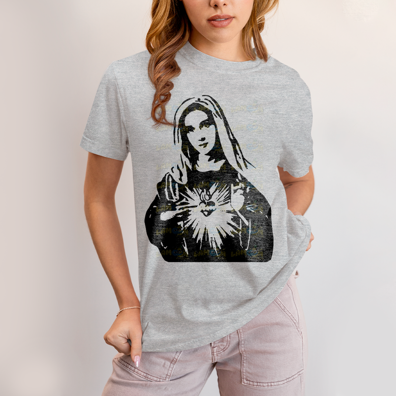 Camiseta Algodão Unissex Maria