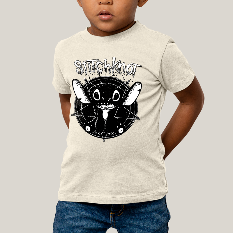 Camiseta Infantil Algodão Unissex T shirt Stitchknot Lilo & Stitch