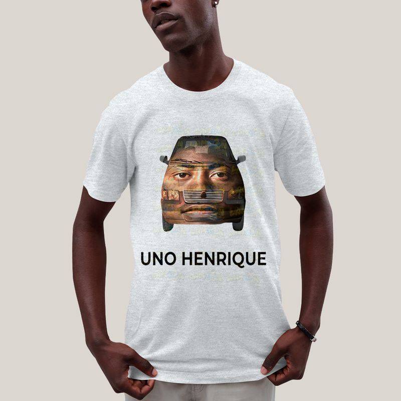 Camiseta Algodão Unissex T shirt - Uno Henrique Meme