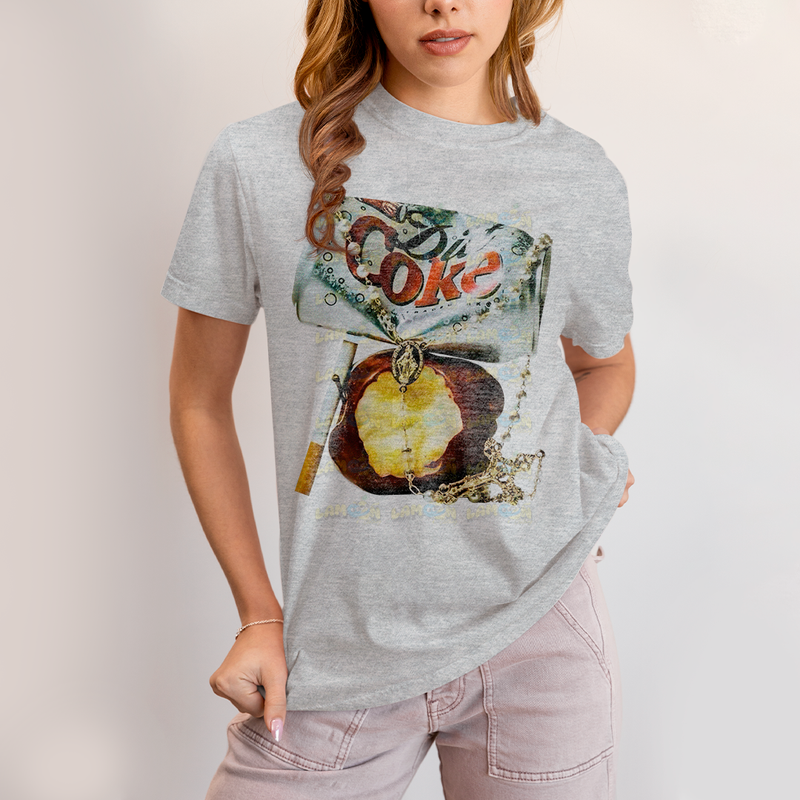 Camiseta Algodão Unissex Coke Diet
