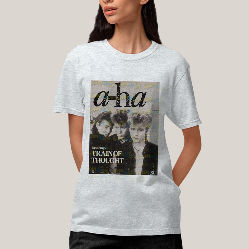 Camiseta Algodão Unissex T shirt - banda A Ha Rock