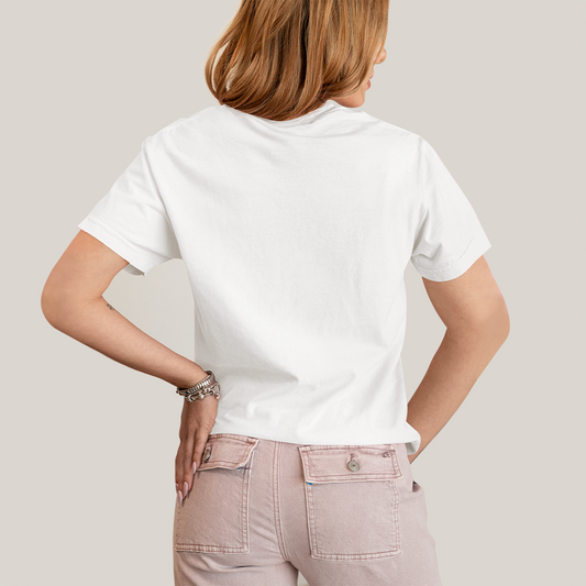 Camiseta Algodão Unissex Maria Coroa