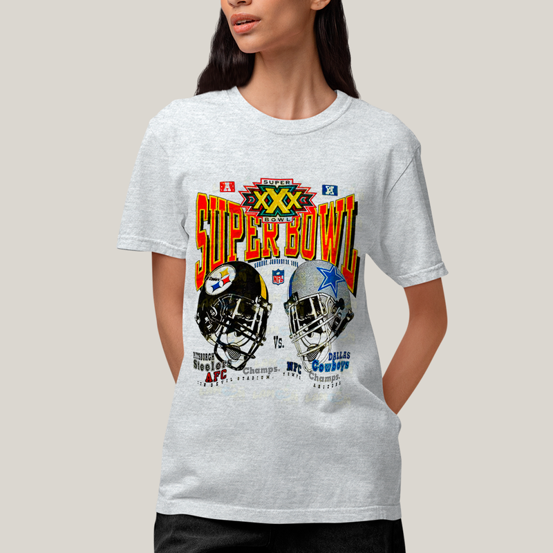 Camiseta Algodão Unissex T shirt - Super Bowl NFL